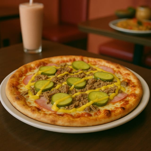Classic Cuban Pizza.