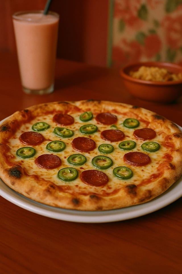 Spicy Havana Pizza.